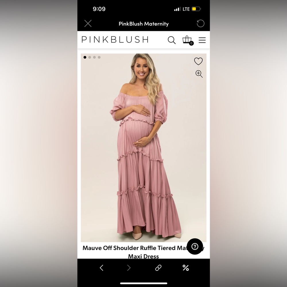 Mauve off the shoulder ruffle tiered maxi dress